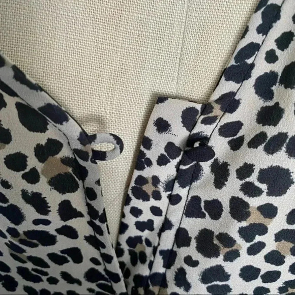 H&M Leopard Print Fringe Blouse​ - Picture 2 of 5